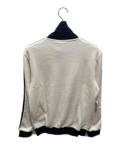 adidas（アディダス）adidas (アディダス) アディカラー ワッフル クラシック トラックトップ アイボリー サイズ:Ｌ 未使用品の古着・服飾アイテム