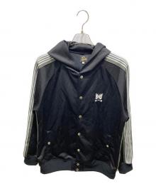 Needles×BREATH（ニードルズ×ブレス）の古着「フーデッドトラックジャケット」｜ブラック