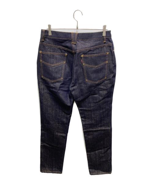 Needles（ニードルズ）Needles (ニードルズ) ラメデニムパンツ インディゴ サイズ:Ｍの古着・服飾アイテム