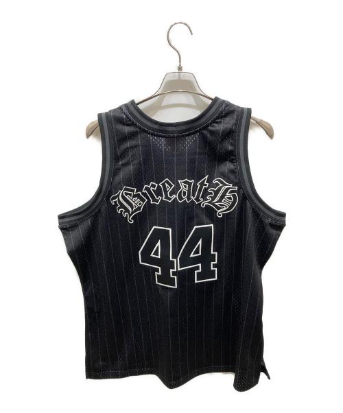 MITCHELL & NESS（ミッチェルアンドネス）MITCHELL & NESS (ミッチェルアンドネス) BREATH (ブレス) ゲームシャツ ブラック サイズ:XLの古着・服飾アイテム