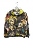 BREATHブレス）の古着「MARIA ALL OVER ZIP HOODIE」｜ブラック