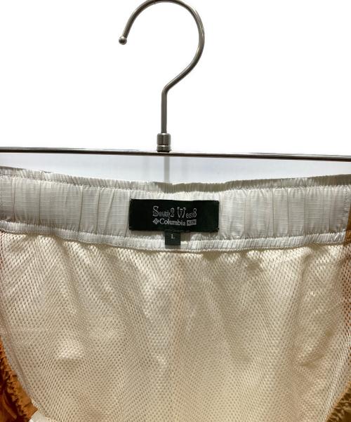 South2 West8（サウスツー ウエストエイト）South2 West8 (サウスツー ウエストエイト) Columbia (コロンビア) KITH (キス) ハーフパンツ ベージュ サイズ:Ｌの古着・服飾アイテム