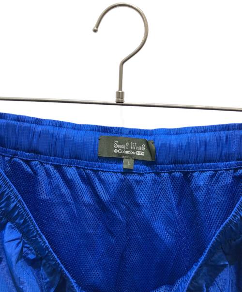 South2 West8（サウスツー ウエストエイト）south2 west8 (サウスツー ウエストエイト) Columbia (コロンビア) KITH (キス) ハーフパンツ ブルー サイズ:Ｌの古着・服飾アイテム