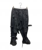 JULIUSユリウス）の古着「ボンテージパンツ」｜ブラック