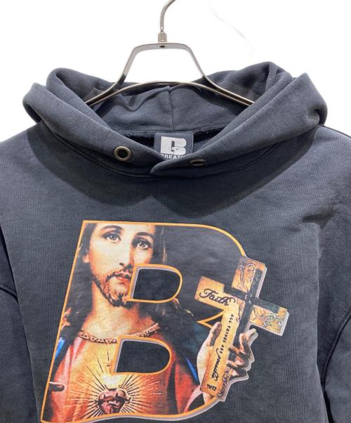 BREATH（ブレス）BREATH (ブレス) JESUS LOGO PULLOVER HOODIE（ジーザスロゴプルオーバーパーカー） ブラック サイズ:XLの古着・服飾アイテム