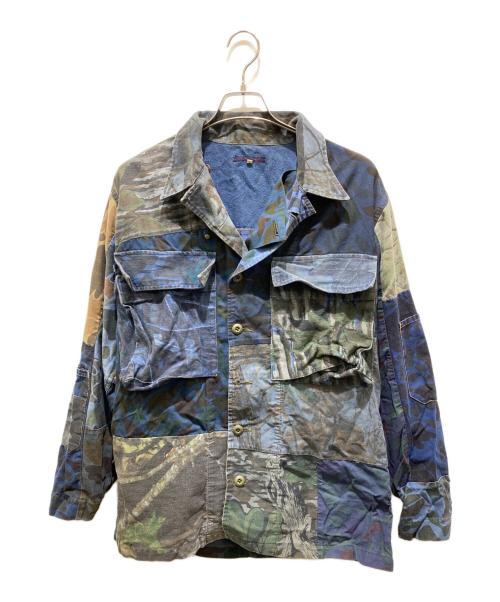 Rebuild by Needles（リビルドバイニードルス）Rebuild by Needles (リビルドバイニードルス) ミリタリージャケット ネイビー サイズ:Ｌの古着・服飾アイテム