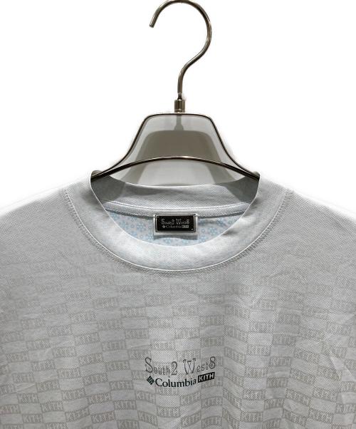 South2 West8（サウスツー ウエストエイト）south2 west8 (サウスツー ウエストエイト) Columbia (コロンビア) KITH (キス) ロゴプリントカットソー ホワイト サイズ:Ｍの古着・服飾アイテム