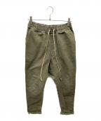 Laid Backレイドバック）の古着「ヴィンテージコットンサルエルパンツ」｜オリーブ