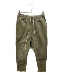 Laid Back（レイドバック）の古着「ヴィンテージコットンサルエルパンツ」｜オリーブ