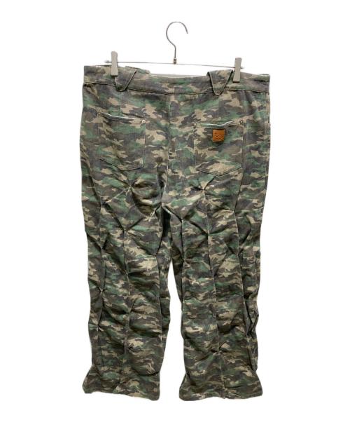 bad son（バッドサン）bad son (バッドサン) カモフラパンツ カーキ サイズ:XLxlの古着・服飾アイテム