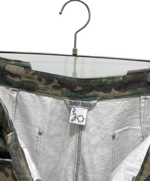 bad son（バッドサン）bad son (バッドサン) カモフラパンツ カーキ サイズ:XLxlの古着・服飾アイテム