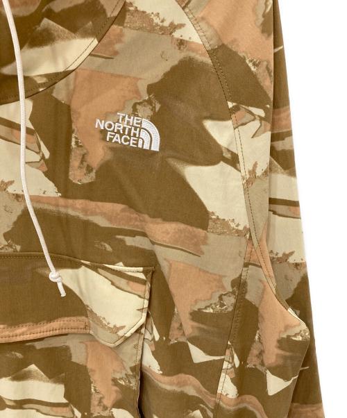 THE NORTH FACE（ザ ノース フェイス）THE NORTH FACE (ザ ノース フェイス) アーモンドバタープリント ストレッチアノラックパーカー ブラウン サイズ:Mの古着・服飾アイテム
