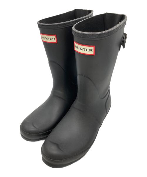 HUNTER（ハンター）HUNTER (ハンター) ミドルブーツ ブラック サイズ:4の古着・服飾アイテム