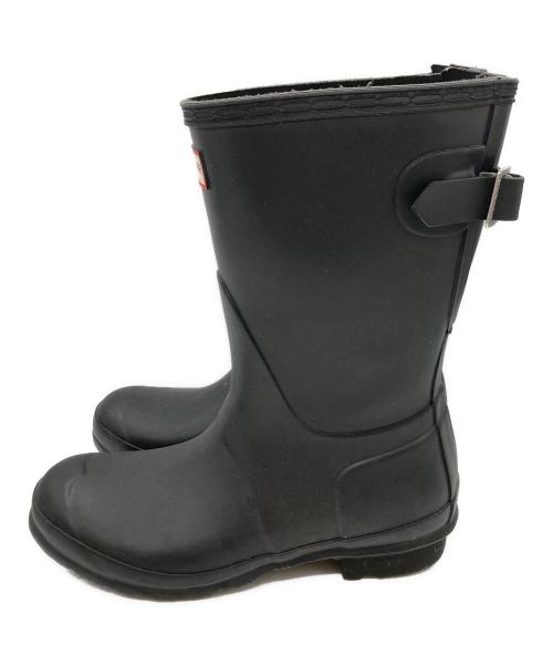 HUNTER（ハンター）HUNTER (ハンター) ミドルブーツ ブラック サイズ:4の古着・服飾アイテム