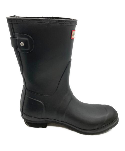 HUNTER（ハンター）HUNTER (ハンター) ミドルブーツ ブラック サイズ:4の古着・服飾アイテム