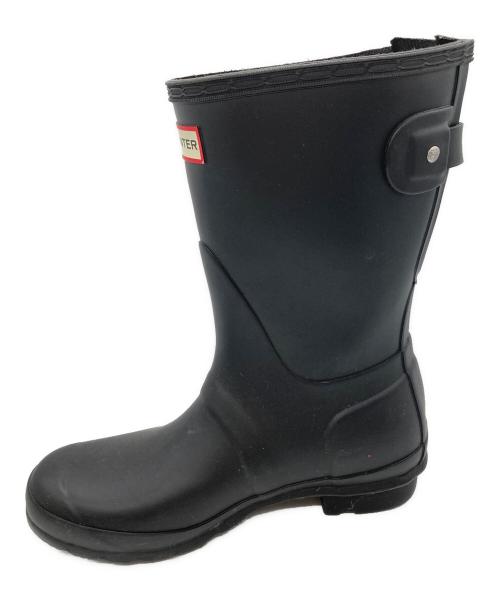 HUNTER（ハンター）HUNTER (ハンター) ミドルブーツ ブラック サイズ:4の古着・服飾アイテム