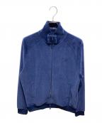 FRED PERRYフレッドペリー）の古着「VELOUR TRACK JACKET」｜ネイビー
