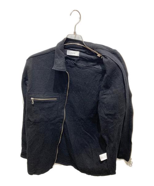 MARKA（マーカ）MARKA (マーカ) コットンウールダブルポケットシャツ ブラック サイズ:2の古着・服飾アイテム