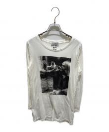 Hysteric Glamour（ヒステリックグラマー）の古着「KURT COBAINプリントカットソー」｜ホワイト