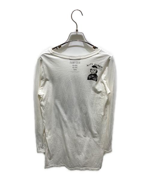 Hysteric Glamour（ヒステリックグラマー）Hysteric Glamour (ヒステリックグラマー) KURT COBAINプリントカットソー ホワイト サイズ:FREEの古着・服飾アイテム