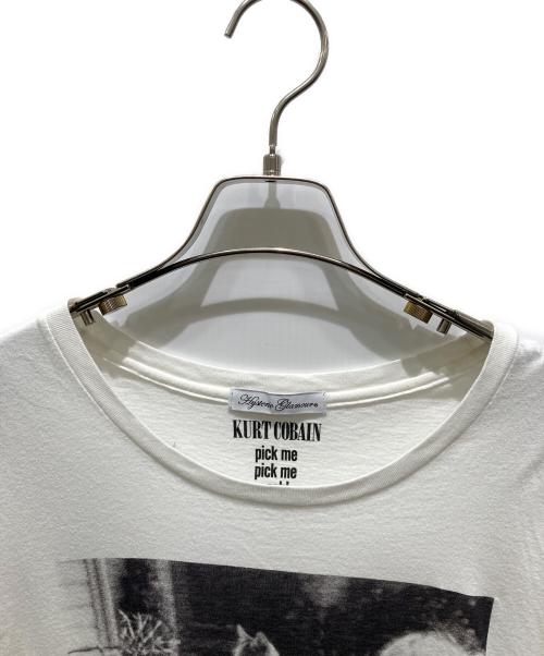 Hysteric Glamour（ヒステリックグラマー）Hysteric Glamour (ヒステリックグラマー) KURT COBAINプリントカットソー ホワイト サイズ:FREEの古着・服飾アイテム