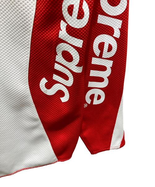 SUPREME（シュプリーム）SUPREME (シュプリーム) FOX RACING (フォックスレーシング) Moto Jersey Top ホワイト×レッド サイズ:Ｍの古着・服飾アイテム