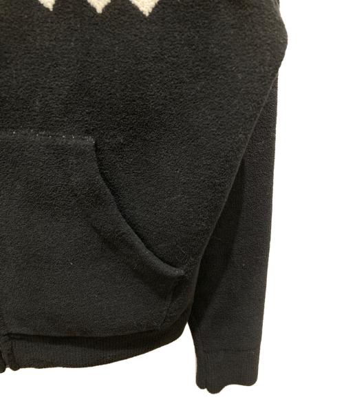 Hysteric Glamour（ヒステリックグラマー）Hysteric Glamour (ヒステリックグラマー) HYSTERIC TIMESジャカード ジップパーカー ブラック サイズ:FREEの古着・服飾アイテム