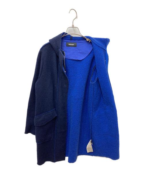 DIESEL（ディーゼル）DIESEL (ディーゼル) フーデッドコート ネイビー サイズ:XSの古着・服飾アイテム