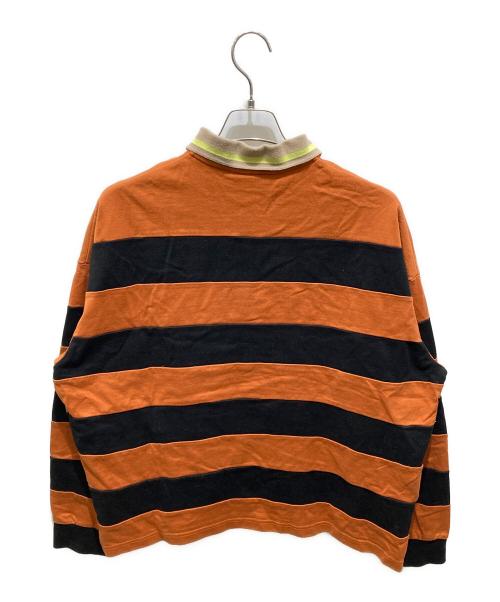 Onitsuka Tiger（オニツカタイガー）Onitsuka Tiger (オニツカタイガー) POLO TOP ブラウン サイズ:Ｌの古着・服飾アイテム