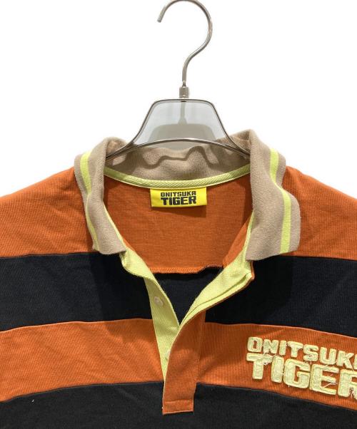 Onitsuka Tiger（オニツカタイガー）Onitsuka Tiger (オニツカタイガー) POLO TOP ブラウン サイズ:Ｌの古着・服飾アイテム