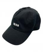 MSGMエムエスジーエム）の古着「ロゴキャップ」｜ブラック