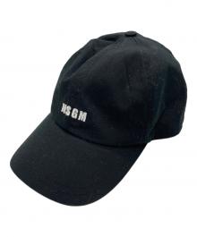 MSGM（エムエスジーエム）の古着「ロゴキャップ」｜ブラック