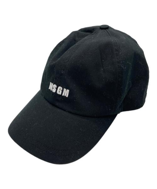 MSGM（エムエスジーエム）MSGM (エムエスジーエム) ロゴキャップ ブラック 未使用品の古着・服飾アイテム