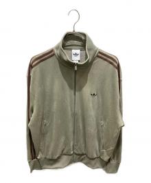 adidas×JOURNAL STANDARD（アディダス×ジャーナルスタンダード）の古着「ファイヤーバード トラックトップ ベロア」｜ベージュ
