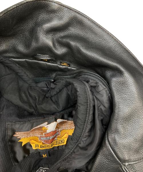 HARLEY-DAVIDSON（ハーレーダビッドソン）HARLEY-DAVIDSON (ハーレーダビッドソン) ライナー付きライダースジャケット ブラック サイズ:Ｍの古着・服飾アイテム