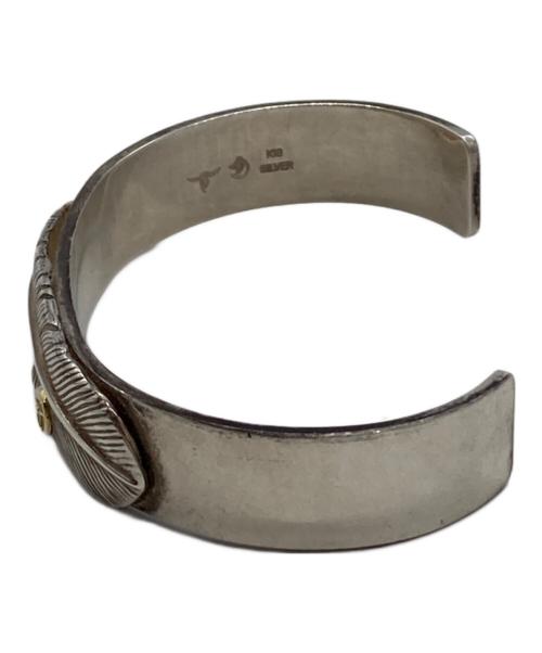 Tady & King（タディアンドキング）Tady & King (タディアンドキング) 特大SVフェザー平打ちバングルの古着・服飾アイテム