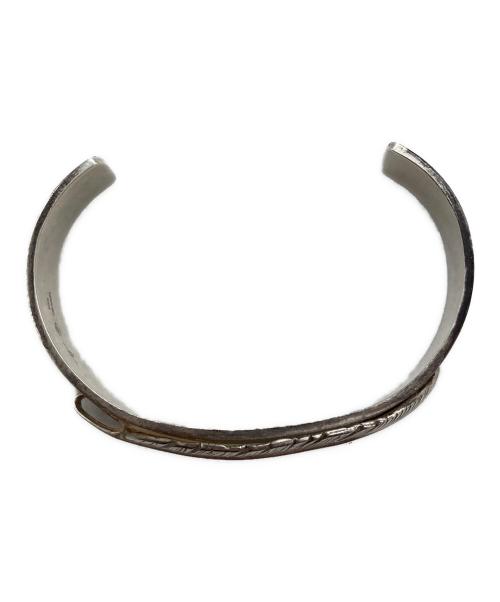 Tady & King（タディアンドキング）Tady & King (タディアンドキング) 特大SVフェザー平打ちバングルの古着・服飾アイテム