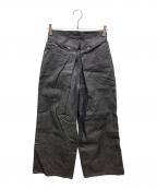 JOHN LAWRENCE SULLIVANジョン ローレンス サリバン）の古着「RIGID DENIM WIDE PANTS」｜グレー