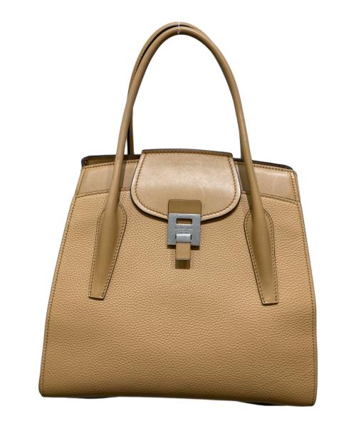 MICHAEL KORS（マイケル・コース）MICHAEL KORS (マイケル・コース) ハンドバッグ ベージュの古着・服飾アイテム