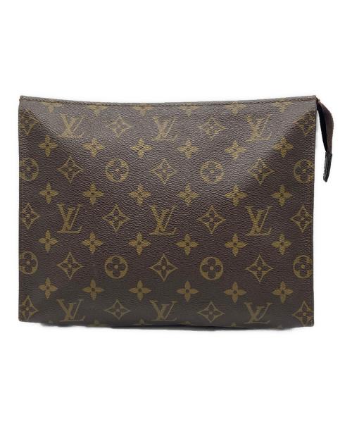 LOUIS VUITTON（ルイ ヴィトン）LOUIS VUITTON (ルイ ヴィトン) クラッチバッグ　モノグラム ポシェットトワレット26 ブラウンの古着・服飾アイテム