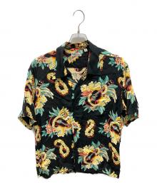 Sun Surf（サンサーフ）の古着「HAWAIIAN SHIRT “MACINTOSH UKULELE”」｜ブラック