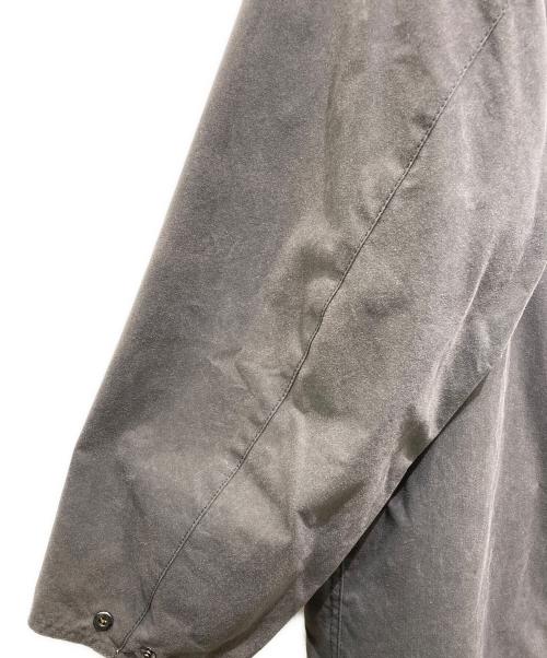 Barbour（バブアー）Barbour (バブアー) Over Size BURGHLEY wax　オーバーサイズバーレーワックスコート グレー サイズ:40の古着・服飾アイテム