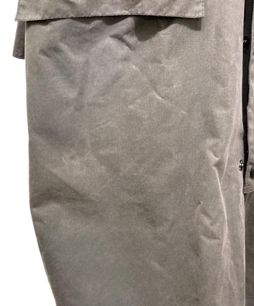 Barbour（バブアー）Barbour (バブアー) Over Size BURGHLEY wax　オーバーサイズバーレーワックスコート グレー サイズ:40の古着・服飾アイテム