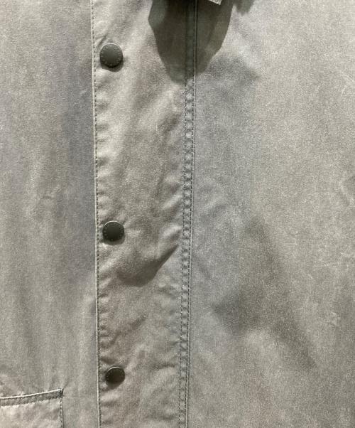 Barbour（バブアー）Barbour (バブアー) Over Size BURGHLEY wax　オーバーサイズバーレーワックスコート グレー サイズ:40の古着・服飾アイテム