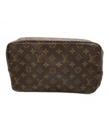 LOUIS VUITTON（ルイ ヴィトン）の古着「コスメポーチ　トゥルーストワレット28 オールド 」｜ブラウン