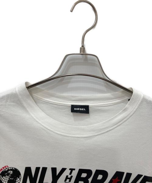 DIESEL（ディーゼル）DIESEL (ディーゼル) プリントTシャツ ホワイト サイズ:Sの古着・服飾アイテム