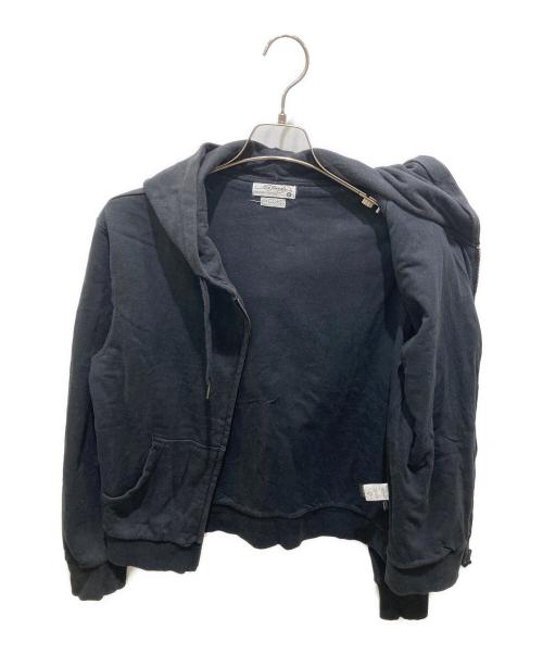 Ed Hardy（エド ハーディー）ED HARDY (エド ハーディー) スカル刺繍ジップパーカー ブラック サイズ:Sの古着・服飾アイテム