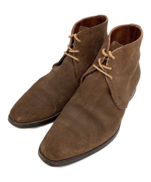 JOSEPH CHEANEY（ジョセフチーニー）JOSEPH CHEANEY (ジョセフチーニー) EDIFICE (エディフィス) スウェードチャッカブーツ ブラウン サイズ:7 1/2の古着・服飾アイテム