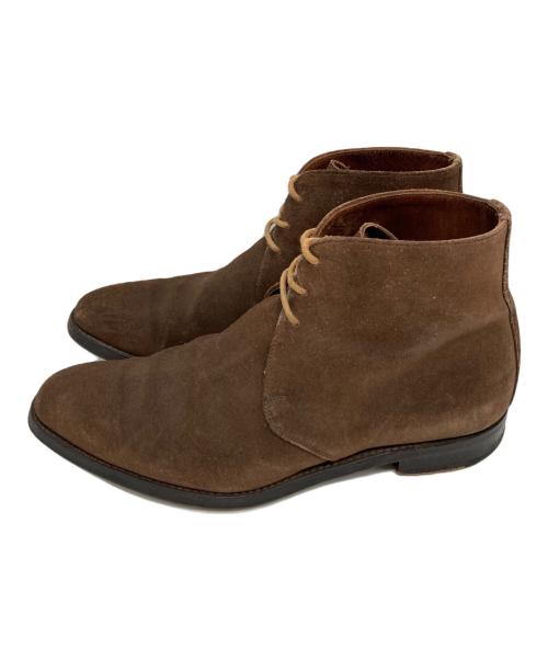 JOSEPH CHEANEY（ジョセフチーニー）JOSEPH CHEANEY (ジョセフチーニー) EDIFICE (エディフィス) スウェードチャッカブーツ ブラウン サイズ:7 1/2の古着・服飾アイテム