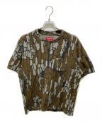 SUPREMEシュプリーム）の古着「Oak Trebark Camo Pocket Tee/」｜グレー